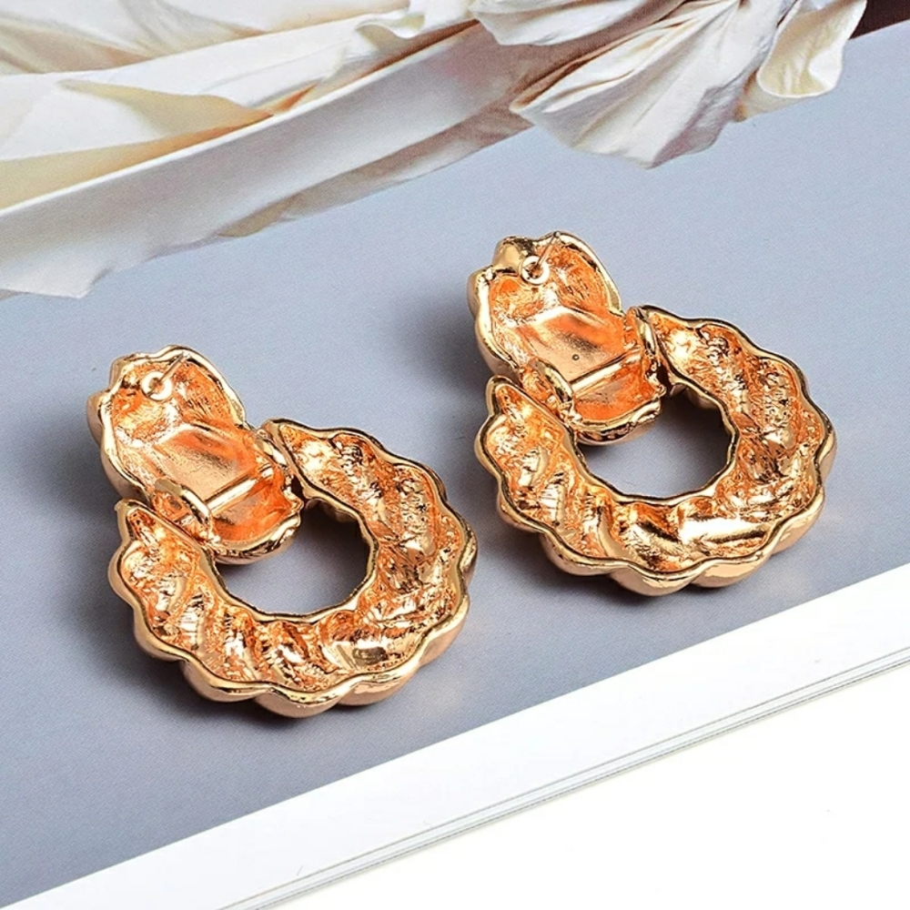 Gold earrings - Picture 6 of 8